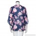 Women's Cover Up E-Scenery Women Floral Print Beach Chiffon Loose Shawl Kimono Cardigan Top Cover Blouse Navy B07CGDQ7YD